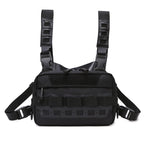 Fishing Vest Bag Men's Camo Fishing Lures Utility Tackle Chest Bags Waist Pack Outdoor Mountaineering Camping Hiking Hunting