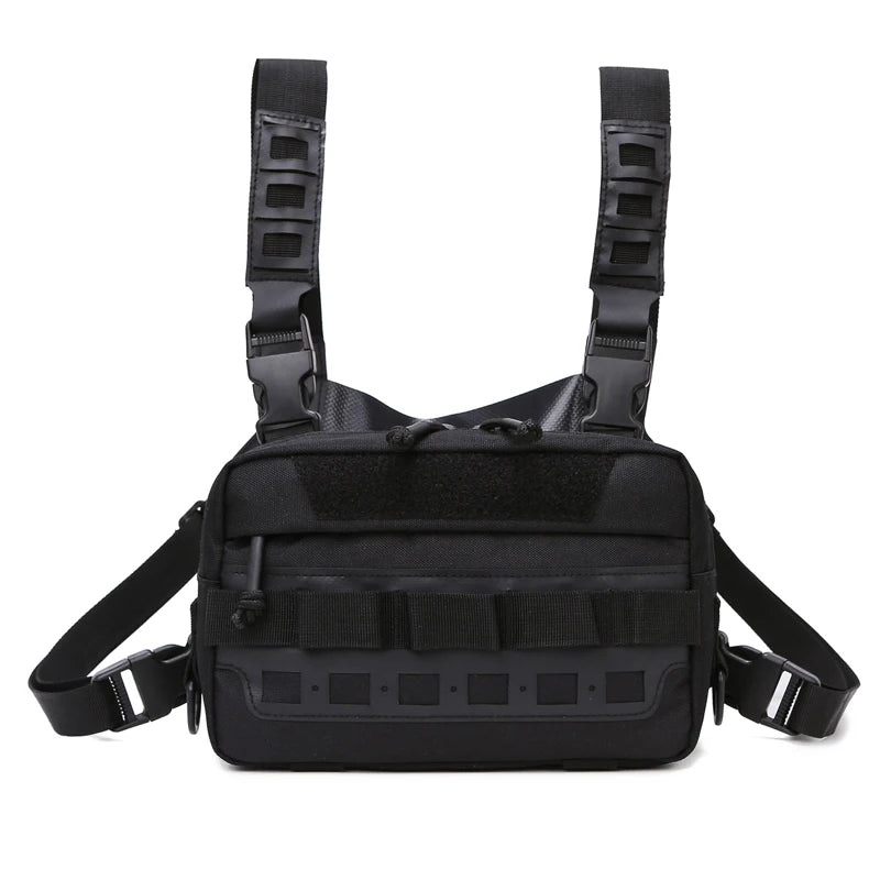 Fishing Vest Bag Men's Camo Fishing Lures Utility Tackle Chest Bags Waist Pack Outdoor Mountaineering Camping Hiking Hunting