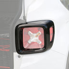 Jeep Renegade Tail Light Guard Cover Trim Sticker Black, Rear Lamp Protector 2016-2025