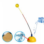 Portable Tennis Trainer Rebound Practice Tool with Swing Ball on String, 1pc