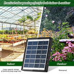 2W solar automatic drip irrigation system with 12 drip irrigation modes, suitable for garden balconies and potted plants