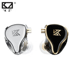 KZ ZAS Earphones 7BA+1DD Dynamic Hybrid Wired Headphones HiFi Bass Sport Headset With Microphones in Ear Monitors