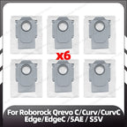Fit for Roborock Qrevo C/Curv/CurvC/CurvC PRO/Edge/EdgeC/5AE/S5V/S5X/5AI/5XC Main Side Brush HEPA Filter Mop Pad Dust Bag Parts