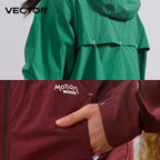 VECTOR Men Woman Windproof Hiking Jacket Waterproof Outdoor Sportswear UPF40+ Breathable Coat Camping and Outdoor Hiking