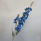 YeeNanee 6pcs Blue Delphinium Artificial Flowers Long Stem Larkspur for Wedding Centerpieces Floral Arrangements Home Vase Decor