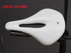Kocevlo-Carbon Fiber Road Bicycle Seat Cushion, Mountain Bike Seat Bag, Ultra-light, Comfortable, Waterproof, Leather Surface