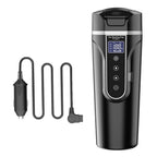 Portable Electric Kettle 12v/24v Smart Car Heating Cup Touch Screen Thermal Mug 450ml Car Heating Mug Temperature Adjustable