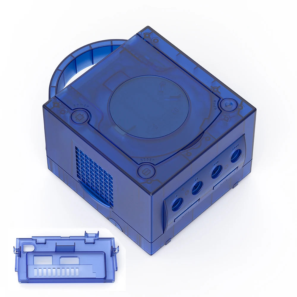 Bitfunx Gamecube NGC Replacement Shell Transparent Case for Gamecube NGC GC Game Console