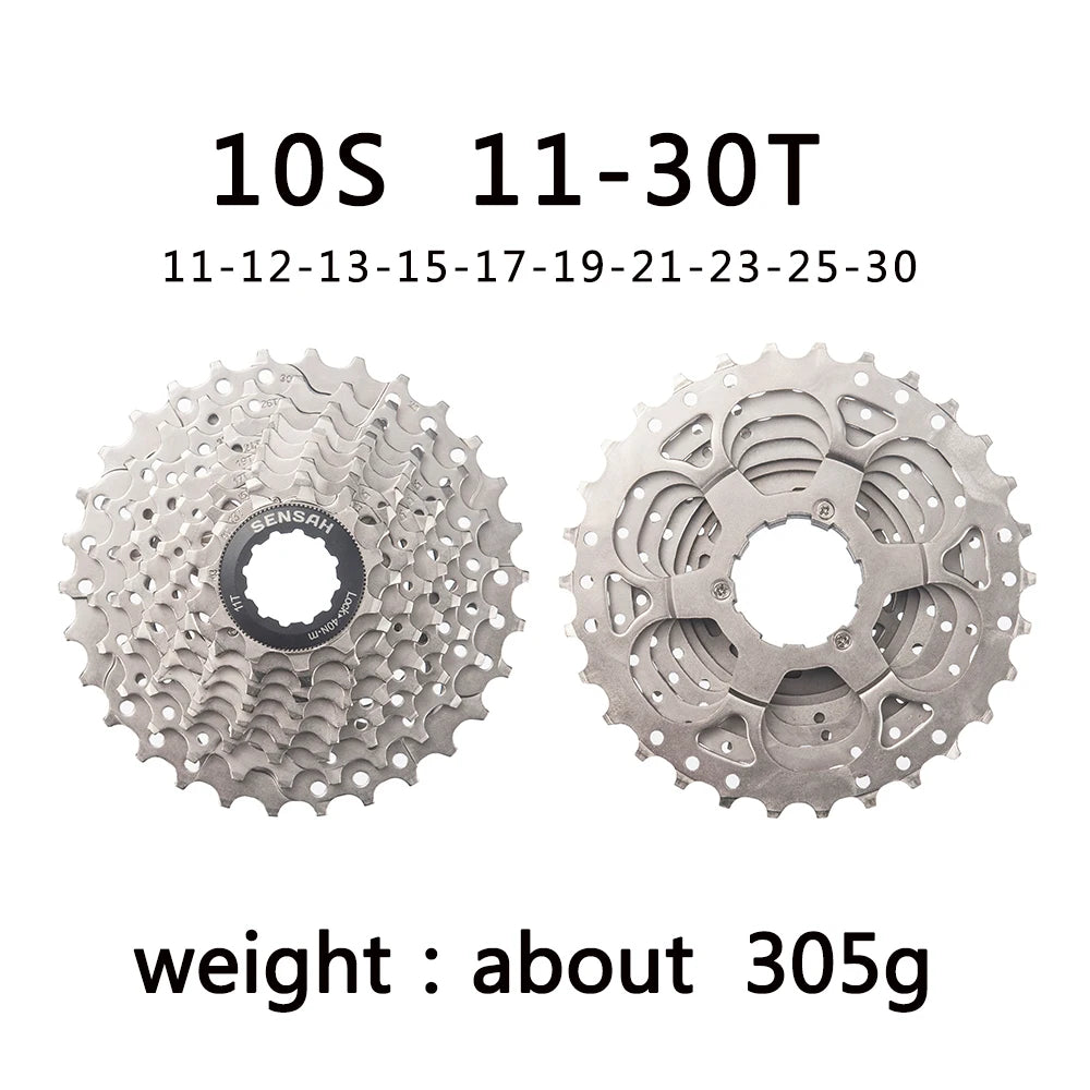 SENSAH 8/9/10/11 Speed Road Bike Cassette 11V 23T/25T/28T/30T/32T/34T/36T Bicycle Freewheel K7 10S Flywheel for HG Hub
