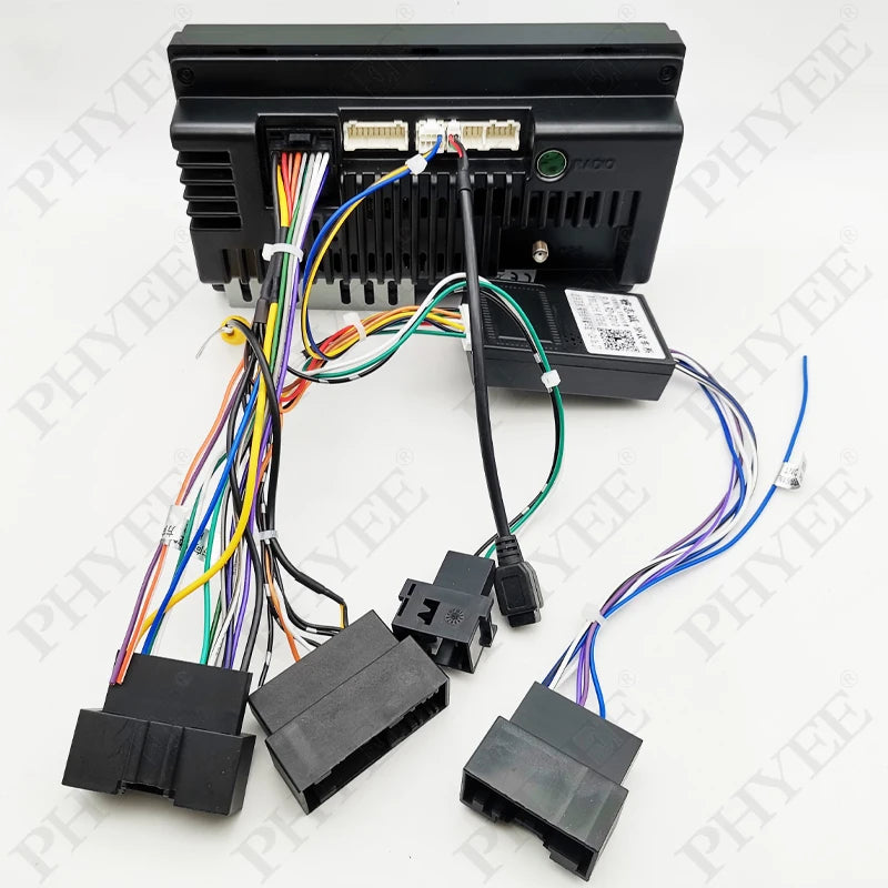 CAN Bus Decoder Radio Wiring Harness Adapter 16Pin Plug to 24 Pin Connector Cable for Ford Focus F150 Explorer Fiesta with SYNC
