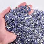 Oleeya Wholesale Bulk High Quality Grade AAAAA Rhinestones Shiny crystal /AB Flatback hotfix Rhinestone SS6-SS50 for clothes DIY
