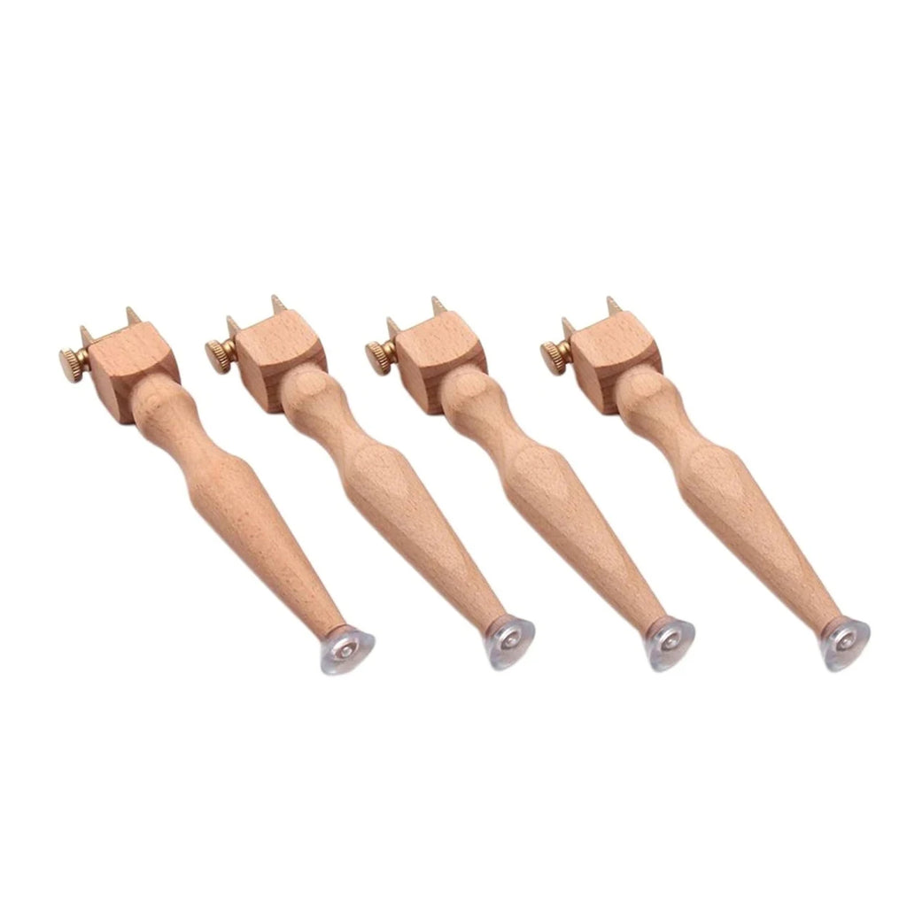 3/4Pcs Adjustable Portable Wooden Embroidery Hoop Stand For Handmade Cross Stitch Hoop Embroidery Ring Frame Embroidery Tools
