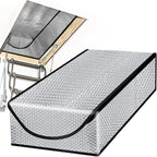 Attic Stairway Insulation Cover Energy Saving Attic Stairs Door Ladder Double Bubble Insulator Pull Down Stairs Tent with Zipper