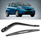 Black Rear Windshield Windscreen Wiper Arm & Blade Set Fit for Honda JAZz FIT 2002 2003 2004 2005 2006 2007 2008