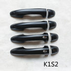 For Toyota Fortuner Hilux Revo 2016 2017 2018 2019 2020 2021 2022 2023 Accessories Door Handle Cover Trim Plastic Matte Black
