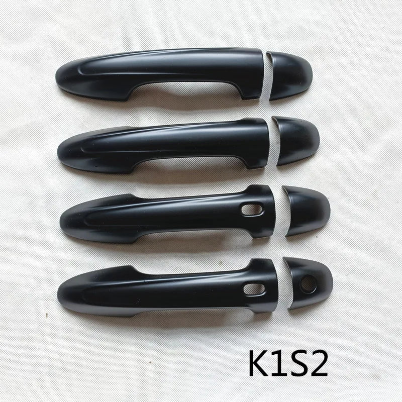 For Toyota Fortuner Hilux Revo 2016 2017 2018 2019 2020 2021 2022 2023 Accessories Door Handle Cover Trim Plastic Matte Black