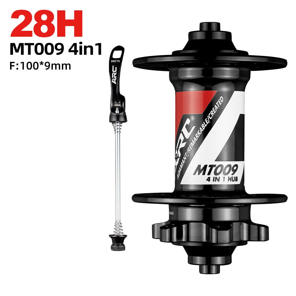 New ARC MT009 BOOST 4 IN 1 Front Bicycle Hub Mountain MTB Bike Hub Bicycle Hubs 110x15MM 100x15MM disc brake 28 32 36 holes Part