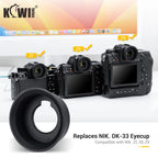 Soft Silicon Camera Eyecup for Nikon Z9 / Z8 / Zf Circle Type Eyecup Camera Extended Eyeshade Protector Replaces NIKON DK-33