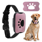 Dog Anti Bark Collar Ultrasonic + Vibration Training Device, USB Rechargeable, Multiple Colors