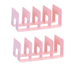 Acrylic handbag storage rack handbag divider organizer luxury bags storage rack for women transparent partition display cabinet