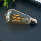 ST64 LED Bulb 6-Pack 4W/6W/8W Edison Retro Vintage Light Bulb - E27 Screw Base 220V 2700K Warm White,  Energy Saving