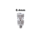 50Pcs High Pressure Mist Cooling Atomizing Sprayer 3/16" 0.1~0.5mm Anti Drip Fog Nozzle Garden Agriculture Irrigation Humidify