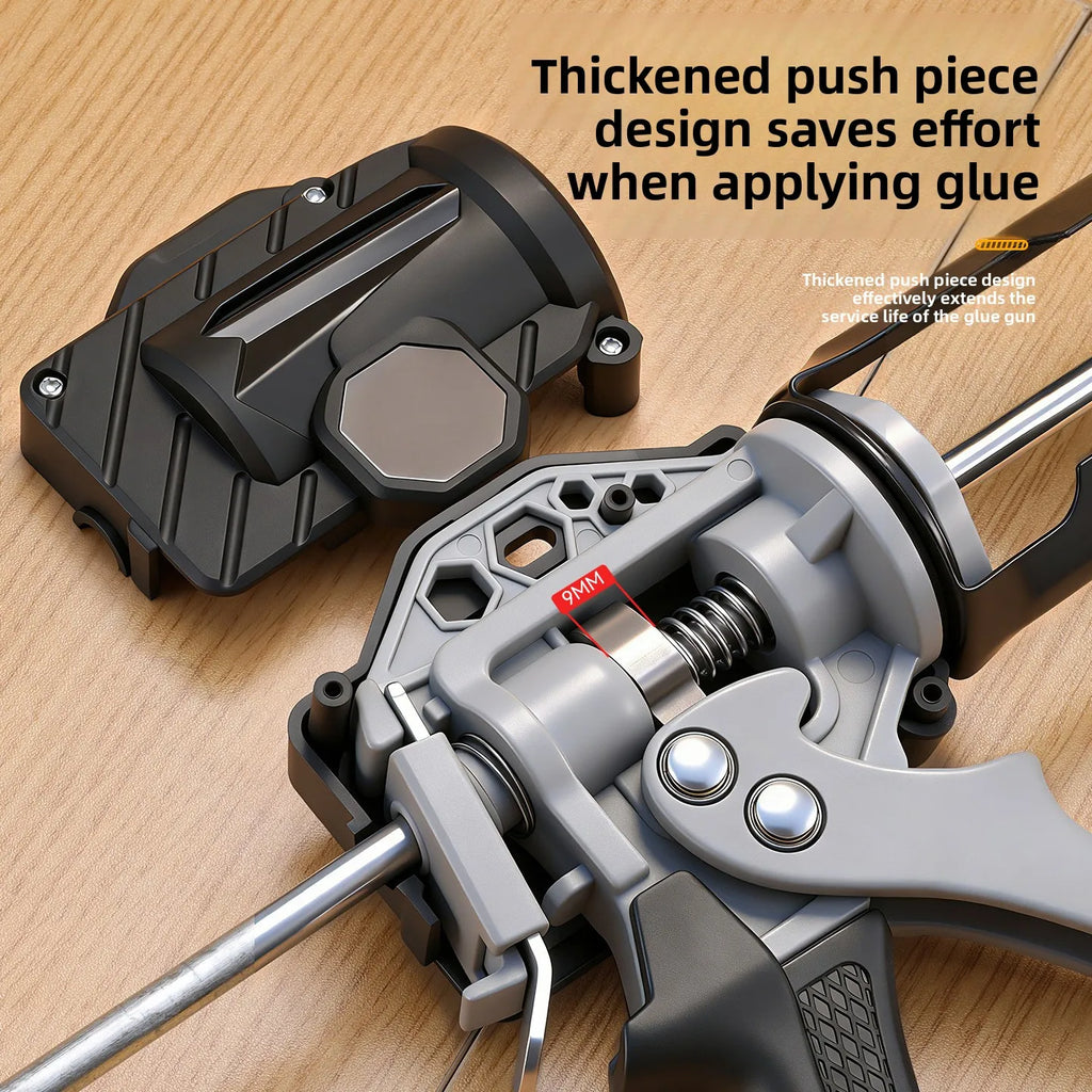 Heavy-Duty Caulk Gun Rotating Multi-function Manual Caulking Guns Glue Seals for Doors and Windows Silicone Filling Hand Tool