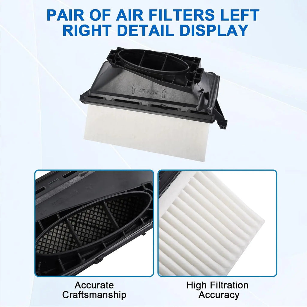 Pair of Right Left Seat Air Filter Fits Mercedes-Benz C class S-Class W221 W222 300/350 CDI OM 6420941204 6420940000 6420942304