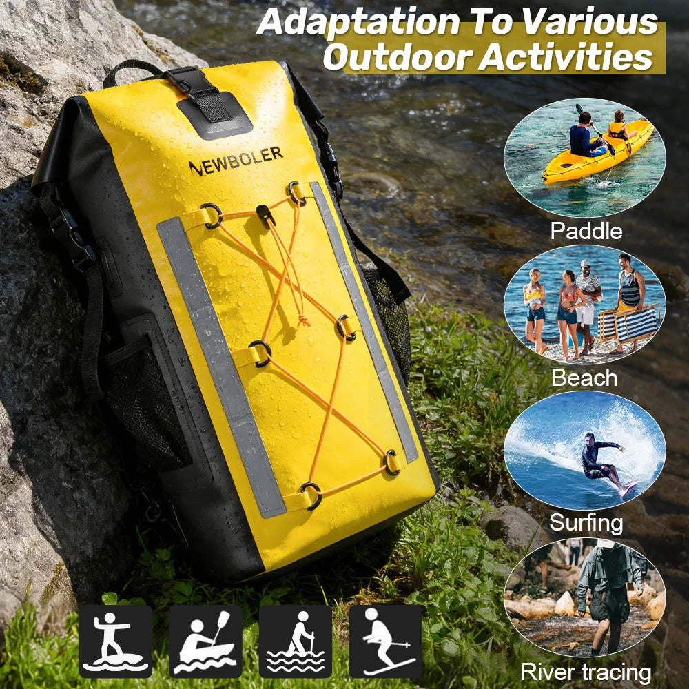 Waterproof PVC Dry Bag Backpack for Kayak Canoe Rafting Camping, Style BAG342