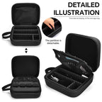 Professional Hairdressing Tool Box Durable Storage Case for Scissors Razors, and Trimmers Portable Salon and Travel Carrying Bag