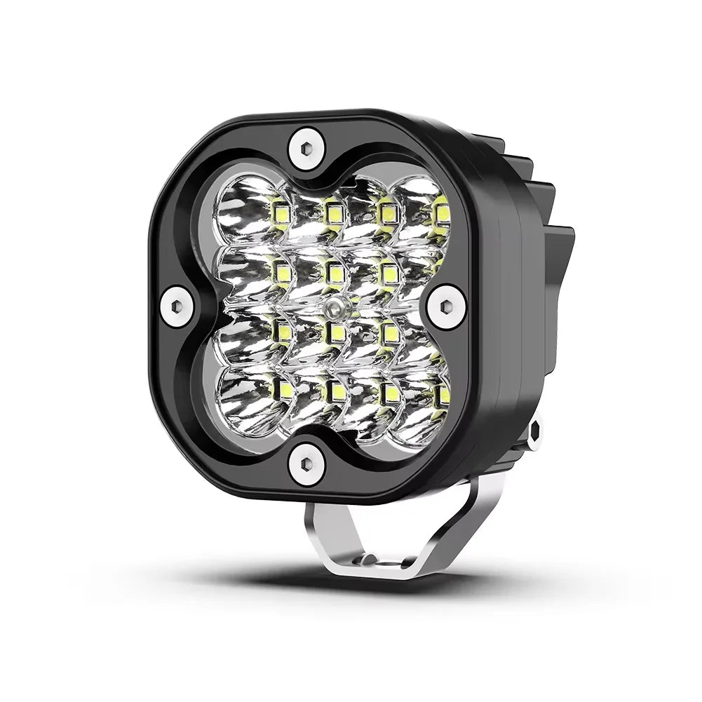 3 Inch Led Work Light Bar 12V Spotlights White And Yellow 4x4 Offroad Accessories LED Headlights Fog Lamp For Motorcycle Truck