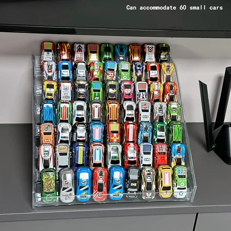 Acrylic Display Stand - Multi Layer Design for Toy Cars and Jewelry, Perfect for Organizing Collectibles and Jewelry Displays