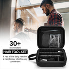 Professional Hairdressing Tool Box Durable Storage Case for Scissors Razors, and Trimmers Portable Salon and Travel Carrying Bag