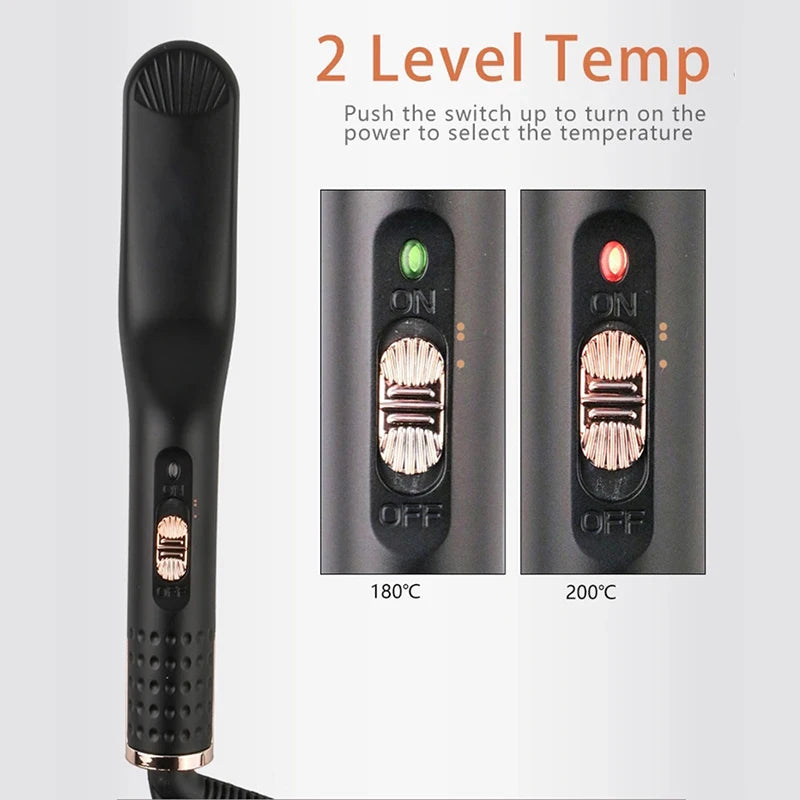 Electric Beard Heated Brush Kit Hair Straightener Straightening Men Quick Styler  Beard Comb Electric Comb For Hair