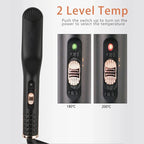 Electric Beard Heated Brush Kit Hair Straightener Straightening Men Quick Styler  Beard Comb Electric Comb For Hair