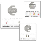 6 In 1 Crimping pliers SN-58B 5 jaw kit for 2.8 4.8 6.3 VH2.54 3.96 2510/tube/insuated terminals electrical clamp tools