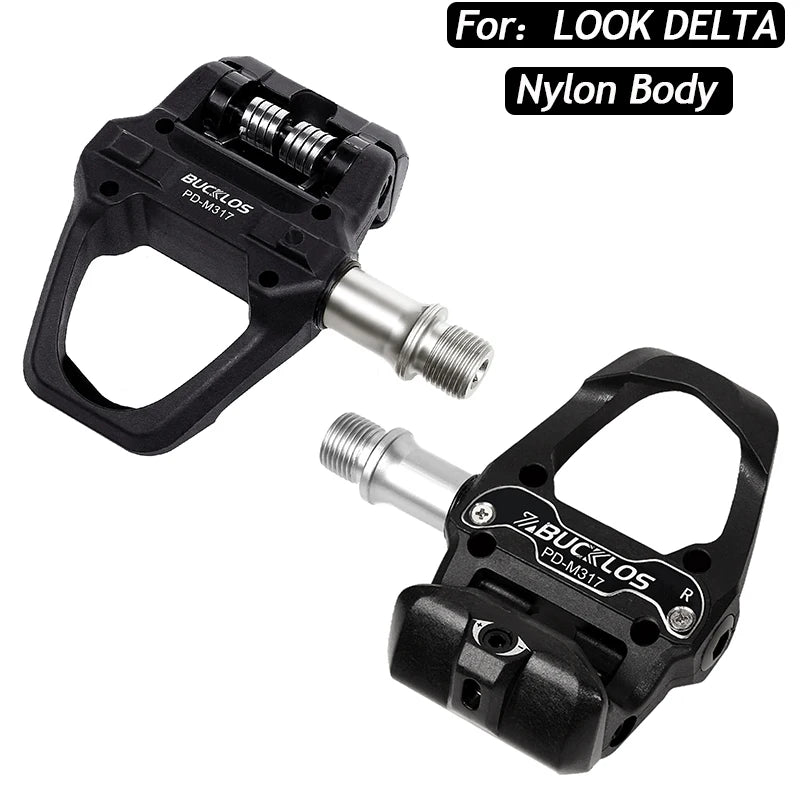 BUCKLOS Road Bike Pedal for LOOK DELTA System Road Bicycle Self-locking Pedal Ultralight Bike Clipless Pedals for DELTA