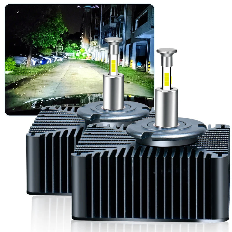Altra Powerful 360Degree LED Lighting for Car Headlight Bulbs D1S D3S D2S D4S D5S D8S 6000K 110000LM HID TO LED Replace for Car