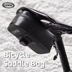 CXWXC TPU Bicycle Saddle Bag 0.6L Self Locking Knob Tail Bag Portable BOA Cycling Bag Waterproof Thick Hardened Mini Bike Bags