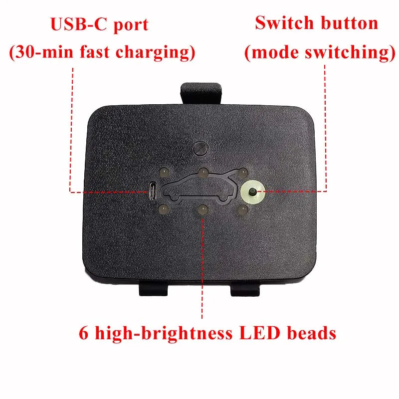 LED trunk tailgate light upgrade for BYD Seagull / Dolphin Mini / Dolphin Surf, 1pc