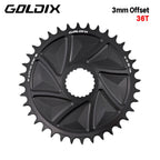GOLDIX Directly install AERO Chainring Wide Narrow Teeth CNC Hollow Cutting Machining for SHIMANO M8100 M9100 M7100 M6100 Crank