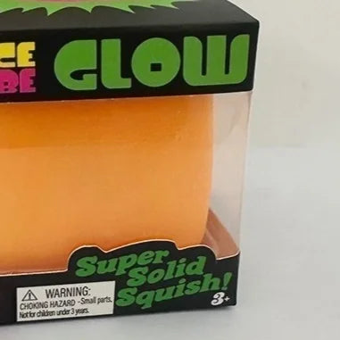 Glow Cube Maltose Ice Cube Squishy Stress Relief Fidget Toy, Slow Rebound, 1pc