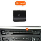 Car Dashboard Radio CD Player Button Digital Switch Control Buttons Cover Trim For BMW M3 M4 F20 F21 F22 F30 F32 F35 F34 F36