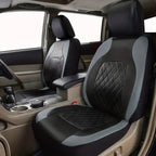 Luxury PU Leather Car Seat Cover Set Full Coverage Anti-Scratch Fits Sedan/SUV/Truck  Universal Protection Easy Installati amagi