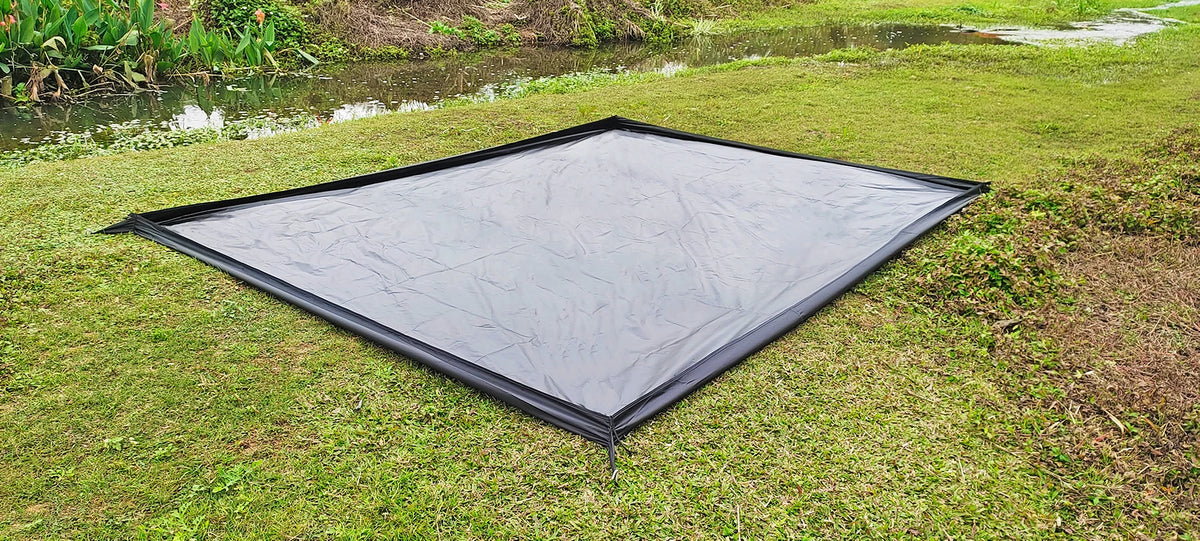 3x3 3D Outdoor Mat Waterproof Camping Oxford Cloth Bottom of Tent 3x4 Large Picnic Mat Camp Bathtub Tent Footprint Beach Blanket