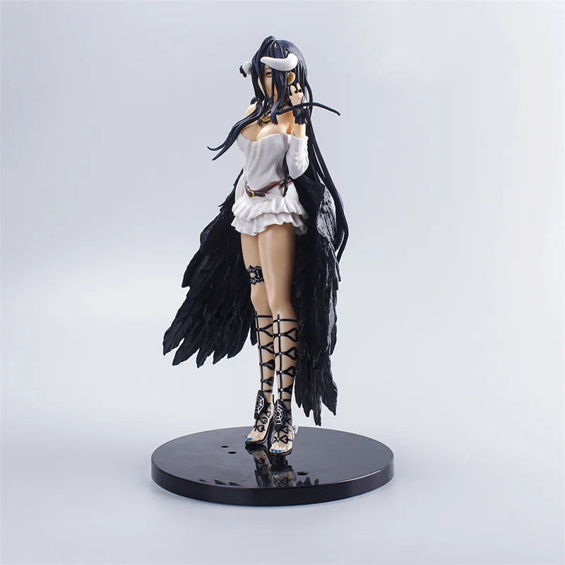 21cm Albedo Action Figures black wings Protector PVC Collectile figure Undead girl home Decoration Model Toys For kid gift