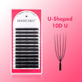 10D U Eyelash / C / 0.07mm / 8-15mm mix length