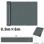 Balcony Privacy Screen Patio Fence Screen for Balcony Cover Waterproof Garden Sunshade Cloth with Grommets UV Protection Shelter