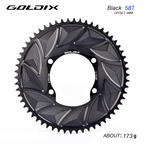GOLDIX Road Bike Gravel Bike Single Chainring 110BCD Suitable for Shimano R7000 R8000 R8100 R9200 Suitable for Crank Power Meter