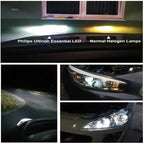 Philips Ultinon Essential LED Light H4 H7 HB3 HB4 H8 H11 H16 6000K White Lamp LED HIR2 9012 9005 9006 Auto Headlight,1Pair